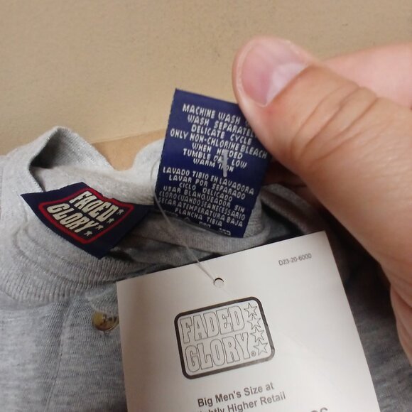 Y2k vintage deadstock faded glory Henley shirt men's xxl - Picture 2 of 11